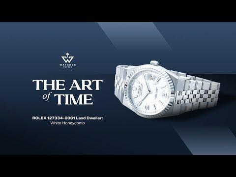 THE ART of TIME ROLEX 127334-0001 Land Dweller:               White Honeycomb