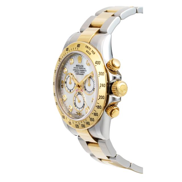 Daytona st/yg, White MOP 8rd dial, Bracelet