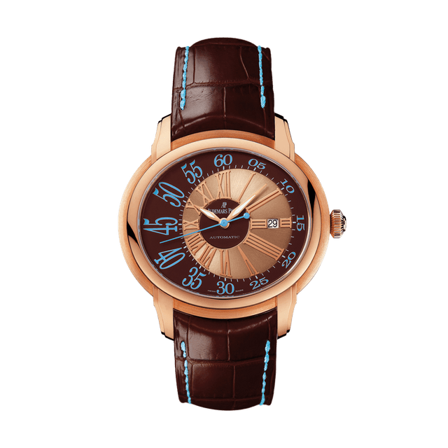 Millenary 45mm, RG, Choco Dial, Brown Leather Strap