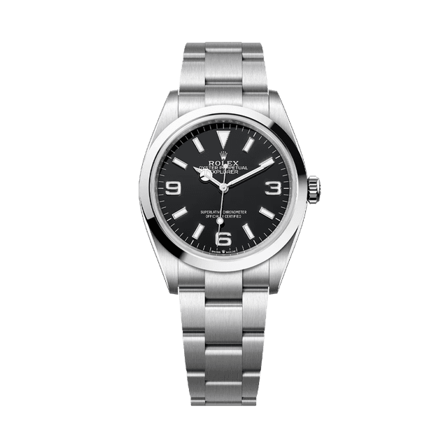 Explorer I 36mm, Black dial