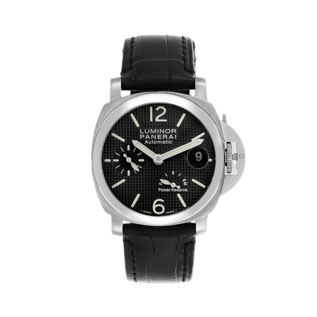 LUMINOR 40 P RESERVE AUTO STEEL ALL BLACK L283/500