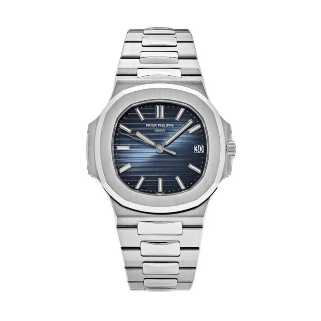 Nautilus Steel, Blue Dial, Bracelet