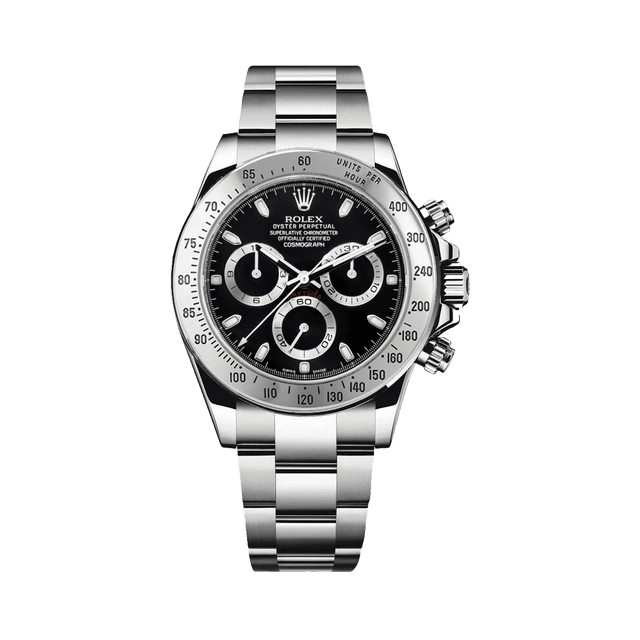 Daytona Steel, Black APH dial