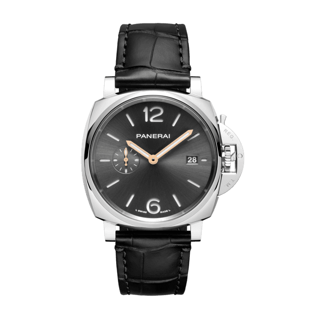 LUMINOR DUE 42 P9000 STEEL ALL BLACK