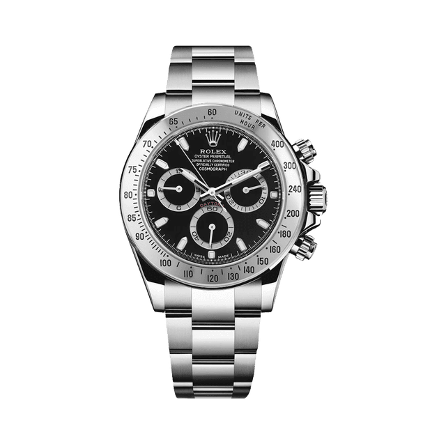 Daytona Steel, Black APH dial