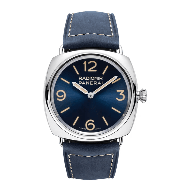 RADIOMIR 45MM P6000 STEEL CALF BLUE
