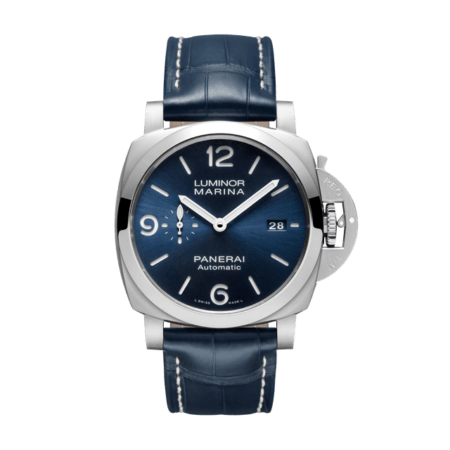 LUMINOR 44 MARINA P9010 STEEL ALL BLUE