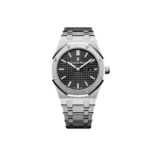 Royal Oak Lady Quartz 33mm, Steel, Black Dial, Bracelet
