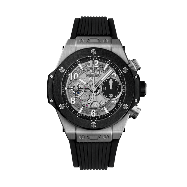 Big Bang Unico Titanium Ceramic, 42mm, Rubber Strap