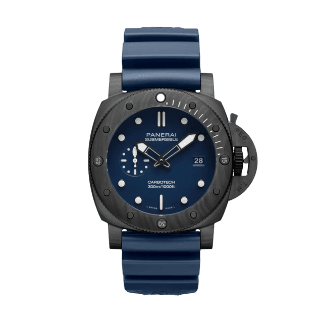 SUBMERSIBLE QUARANTA QUATTRO CARBOTECH BLUE RUBBER