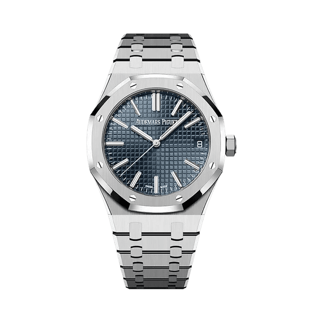 Royal Oak 41mm, Steel, Blue dial, Bracelet