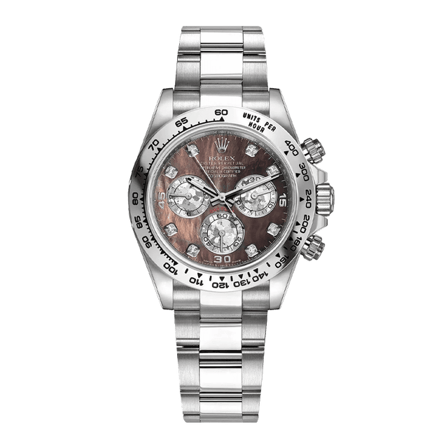 Daytona WG, Black MOP 8rd dial, Bracelet