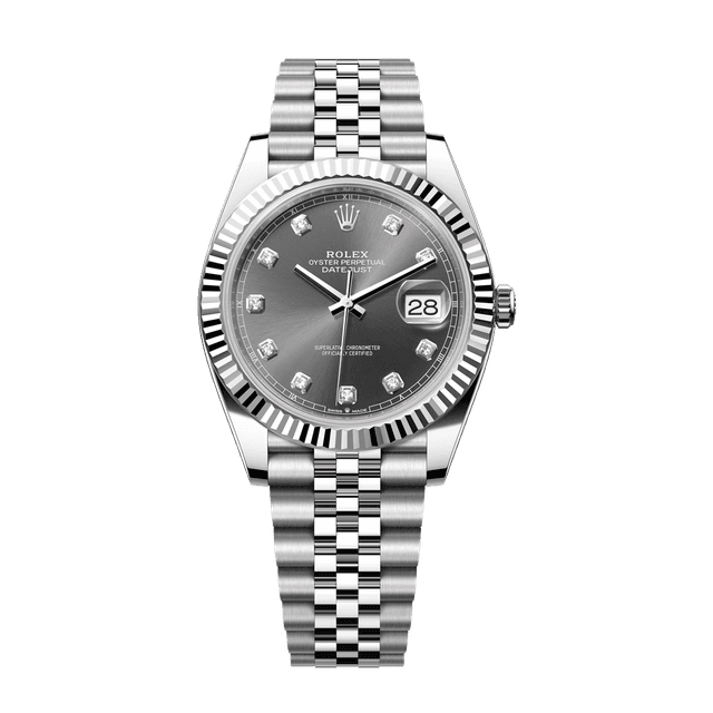 Datejust II 41mm, st/wg, Rhodium 10rd dial, Jubilee Bracelet