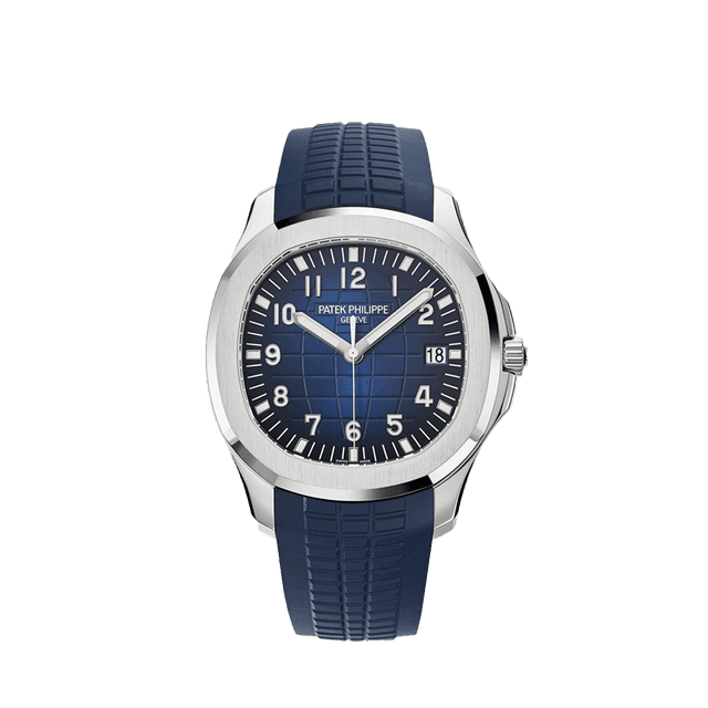 Aquanaut 20th Anniversary, Wg, Blue dial, Blue Rubber Strap