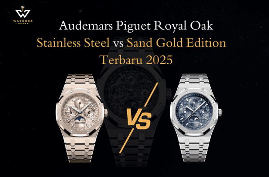 Review Audemars Piguet Royal Oak Sand Gold vs Stainless Steel