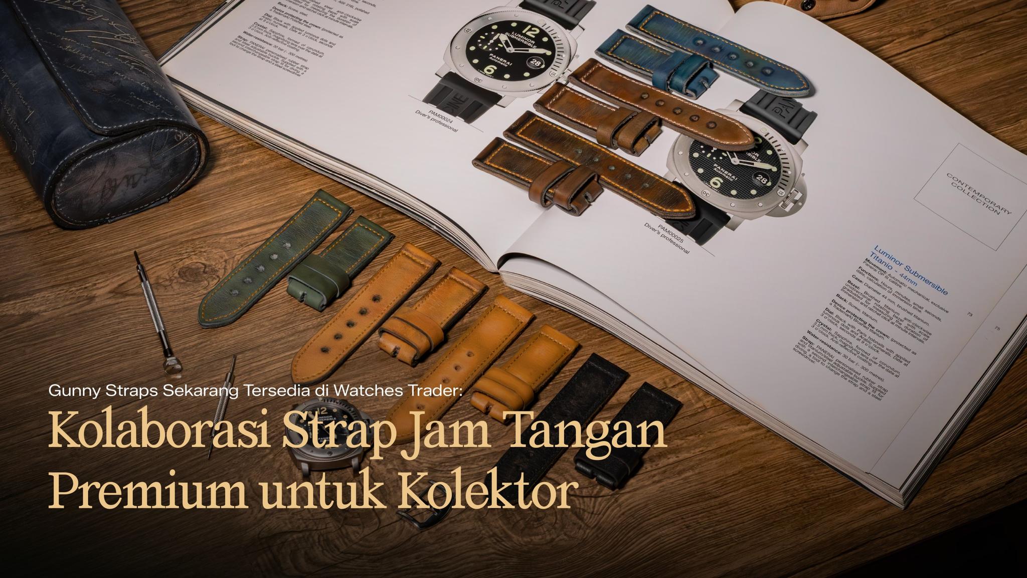 Gunny Straps Sekarang Tersedia di Watches Trader: Kolaborasi Strap Jam Tangan Premium untuk Kolektor