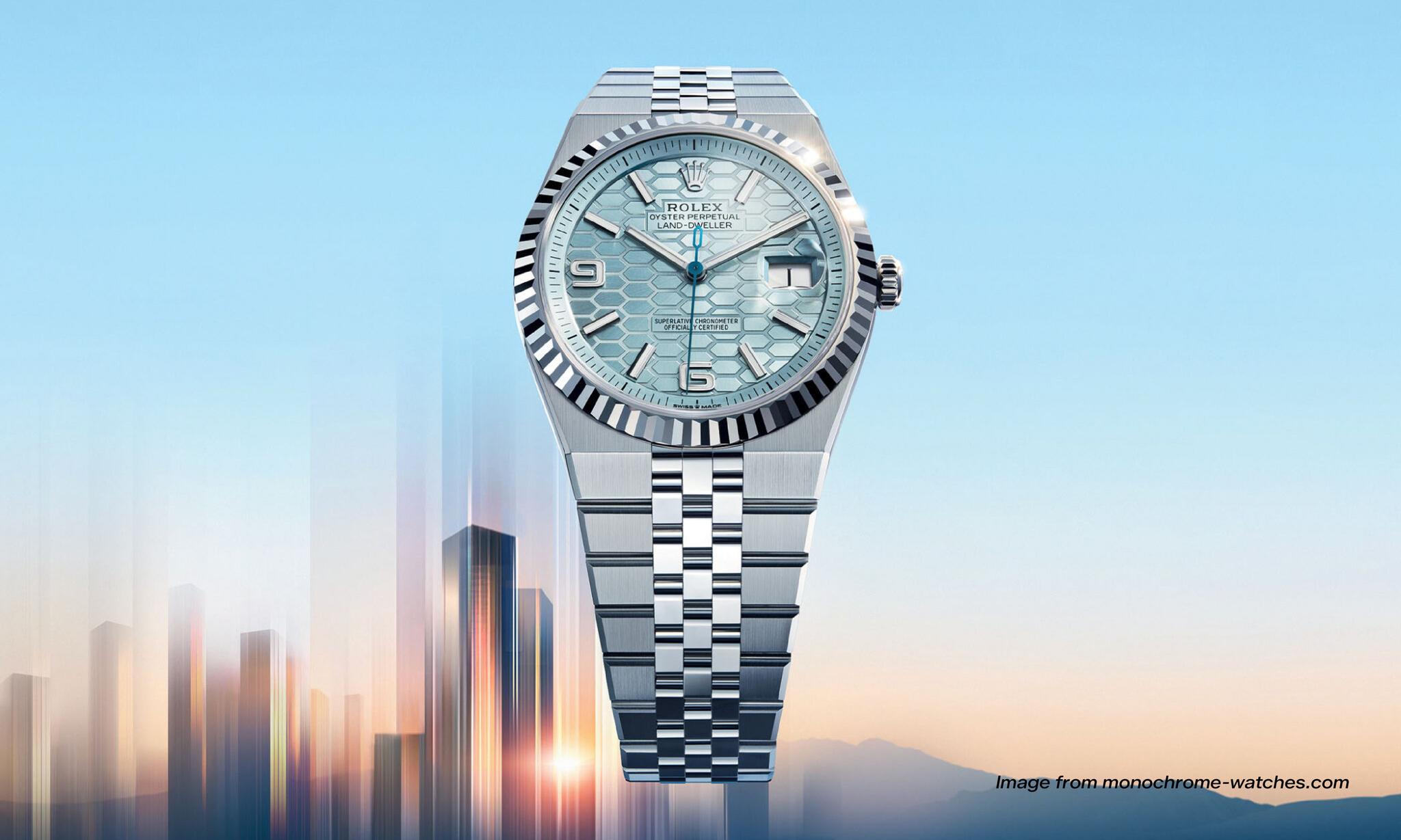 The Story Behind Rolex Land-Dweller's Honeycomb Dial