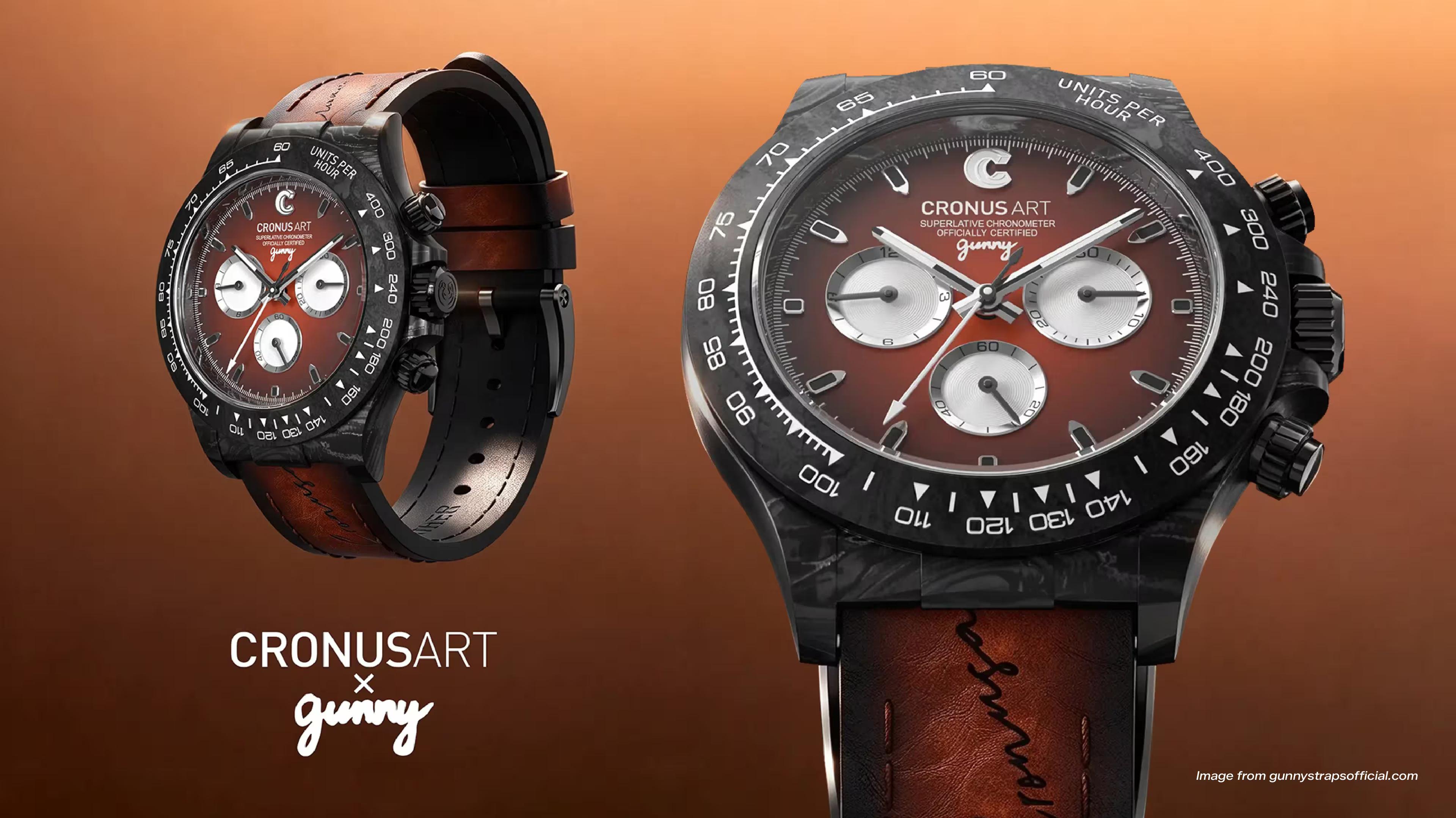 Cronusart x Gunny Straps: Kolaborasi Jam Carbon Fiber dan Strap Kulit