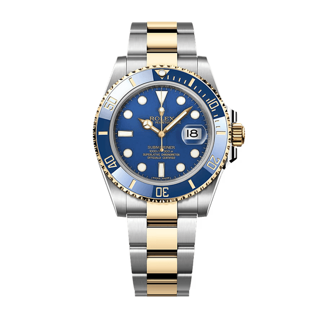 Submariner date st/yg, Blue dial
