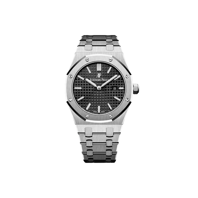 Royal Oak Lady Quartz 33mm, Steel, Black Dial, Bracelet