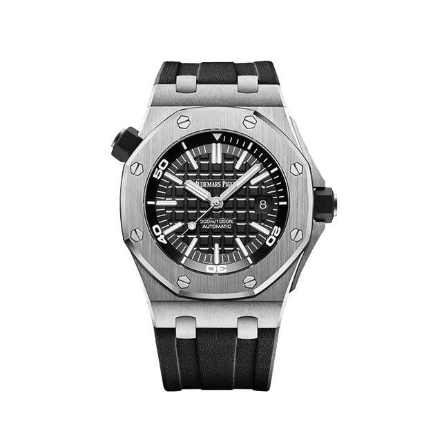 Royal Oak Offshore Diver Steel, Black dial