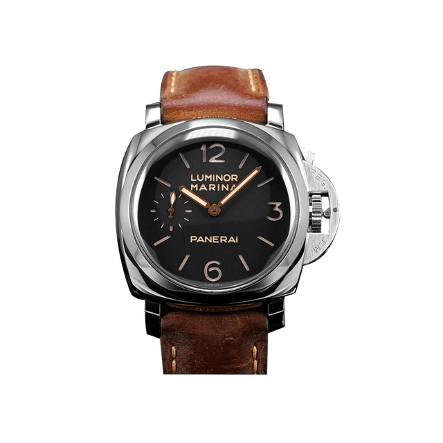 LUMINOR 1950 47 MARINA P3001 STEEL LEATHER BLACK P0239/2000