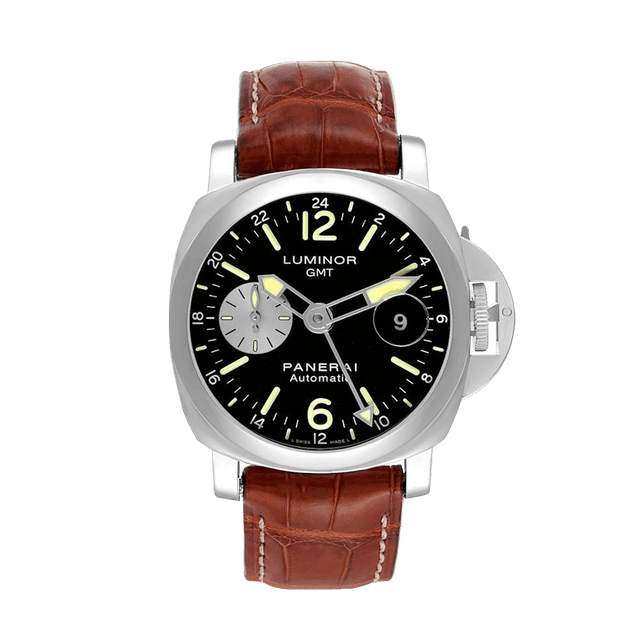 LUMINOR 44 GMT AUTO STEEL ALL BLACK P0156/1300