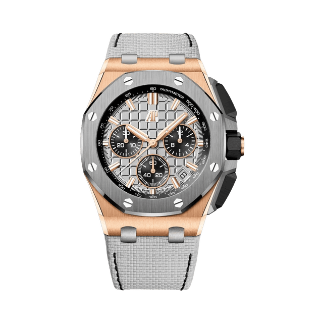 Royal Oak Offshore 43mm, RG/Ti, Grey dial