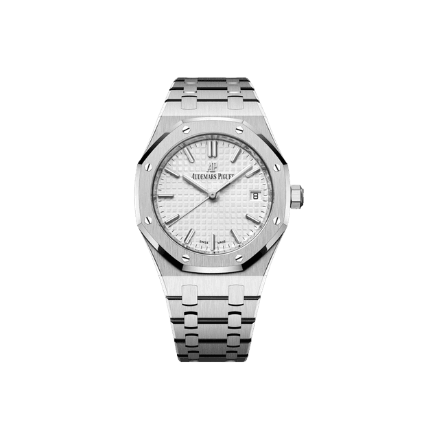 Royal Oak Lady Auto 34mm, Steel, Silver dial, Bracelet