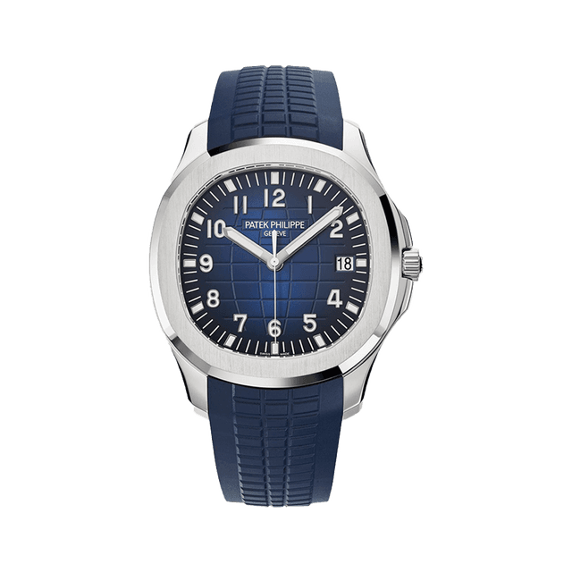 Aquanaut 20th Anniversary, Wg, Blue dial, Blue Rubber Strap