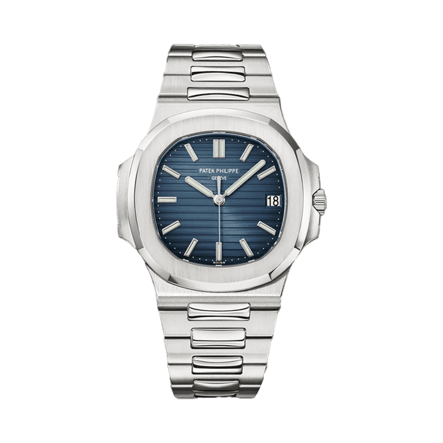Nautilus Steel, Blue Dial, Bracelet