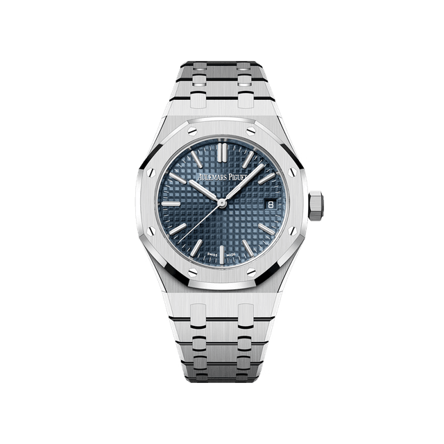 Royal Oak 37mm, Steel, Blue Dial, Bracelet