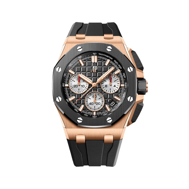 Royal Oak Offshore 43mm, RG, Black dial